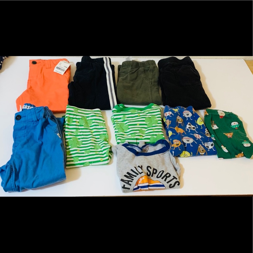 Boys 2T Pants and Pj lot